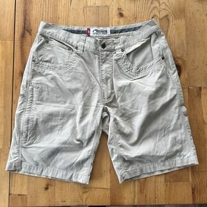 Mountain Khakis Reflective Commuter Shorts Slim Fit 10" Inseam Hiking Bouldering